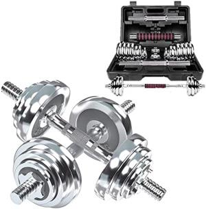 dumbbell silver 20kg